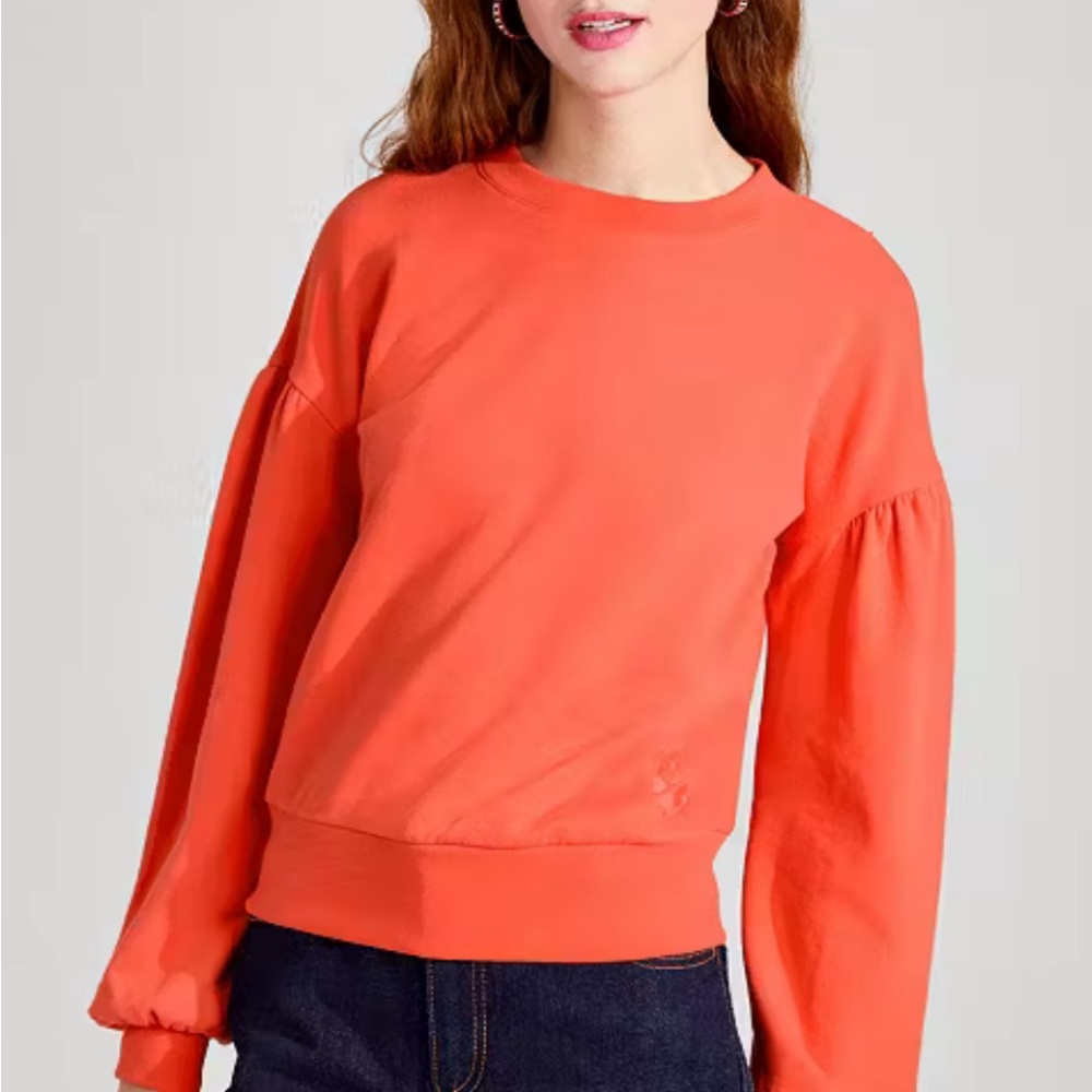 Kate Spade Coral Long Sleeve Sweatshirt